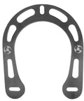 Rock Solid Aluminum Alloy Brake Boosters With Mounting Screws For V Brake Mountain Bikes Heavy Duty Premium Grade Brake Hardware Upgrades No Sweat Quick Install Black Finish, front view showing design and cutouts.