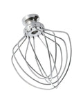 Stainless Steel 6-Wire Whip Attachment for Tilt-Head Stand Mixers Replacement K45SS Compatible on white background