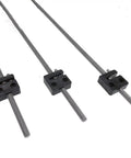 Sturdy TR8x4 Metric Lead Screws 380 to 580 Mm with anti backlash nut blocks for Rat Rig V Core 3 coupler build 400 size