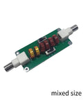 20m 30m 40m CW Low Pass Filter For Radio And TV Broadcasting Cranks Up Crystal Clear Audio And Cuts Out Unwanted Frequencies With 7 MHz 10 MHz And 14 MHz Range For Pristine Signals. Compact circuit board with connectors and coils.
