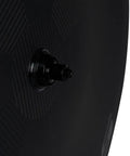 Close-up of Full Carbon Disc Wheel 700C Tubeless Road Rear Wheel Matte Finish 25mm Rim Shimano 8 9 10 11 Speed Compatible