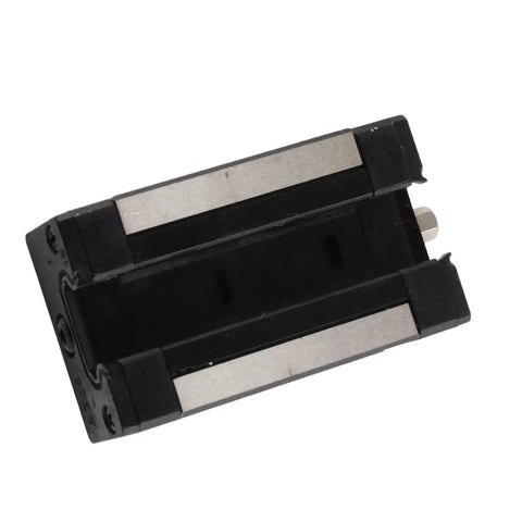Slick And Fast Linear Guide Rail And Slider Kit With Ball Bearing Steel Block For Ultra-Precise Motion, P-Grade Linear Motion System For 3D Printers, CNC Machines, And Automation Equipment (300mm) black steel linear guide block