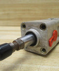 Bosch Rexroth Cylinder TM-811000-03012 1-1/2 Bore By 1-1/4 Stroke Hydraulic Cylinder with front view showing port connections