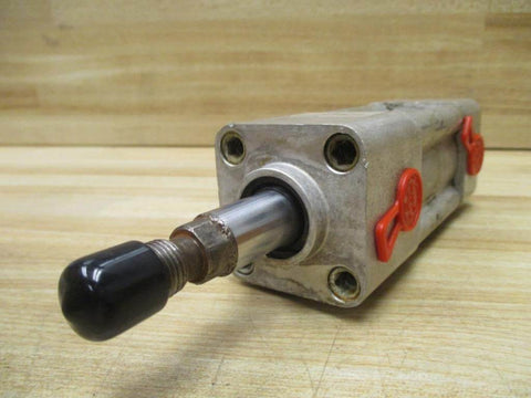 Bosch Rexroth Cylinder TM-811000-03012 1-1/2 Bore By 1-1/4 Stroke Hydraulic Cylinder with front view showing port connections