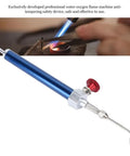 Water Oxygen Welding Torch 8008 with ergonomic blue handle and stable flame, ideal for jewelry soldering and gold making.