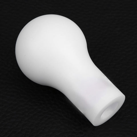 5 Speed Gear Knob Shifter for Lancer V3 and Evo Upgrade, Auto and Manual Transmission Grip, Durable White Finish