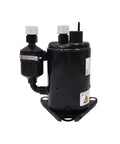 Pro Grade 72 Volt Dc Motor Ac Compressor For Ev Electric Vehicle And Heavy Duty Truck Climate Systems side view with fittings