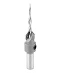 Heavy Duty Carbide Tipped Countersink Drill Bit With Killer 82 Degree Taper And 5/16 Inch Round Shank for wood and aluminum.
