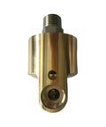 Durable Brass 360 Degree Rotary Joint With Right Thread 1.2 Inch DN32 Compact Swivel Union For Tight Spaces Smooth Low Friction Rotation Easy Connect Built To Last Fluid Transfer front view