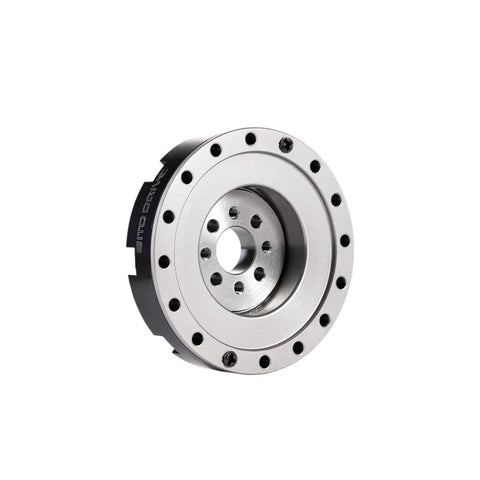 Front view of HD11 Strain Wave Gearbox 52mm Low Backlash Reducer for Nema 17 BLDC Motor in CNC and factory automation use.