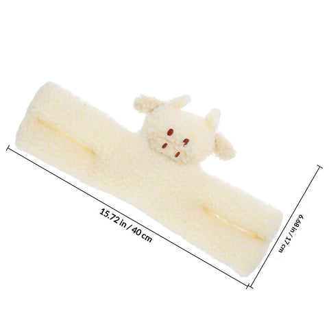 Anti Collision Door Stopper Wall Protector And Door Bumper For Home Use, plush sheep design, size 15.72 in x 6.69 in
