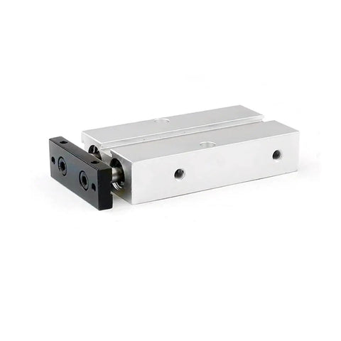Compact Twin Rod Pneumatic Air Cylinder TN25 Series 25mm Bore Dual Action Double Acting Long Stroke 10 To 300mm Aluminum Body