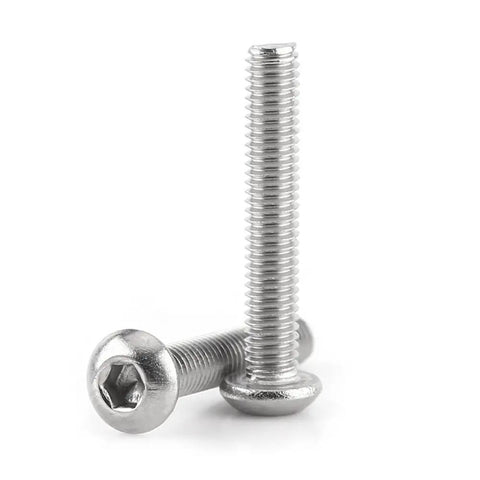Heavy Duty M3 Hex Socket Button Head Screws 304 Premium Grade Stainless Steel 280 Piece Assortment with hex drive