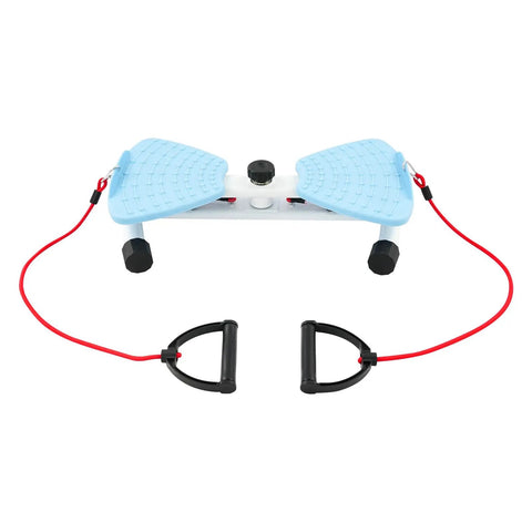 Waist Twisting Board With Elastic Bands And Dual Pedals For Core Burn, Durable PP And Iron Build, Stable T Base