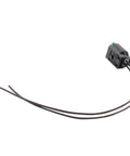 Outside Ambient Air Temperature Sensor And Plug Wire Connector Pigtail For BMW Vehicles, black connector with wires
