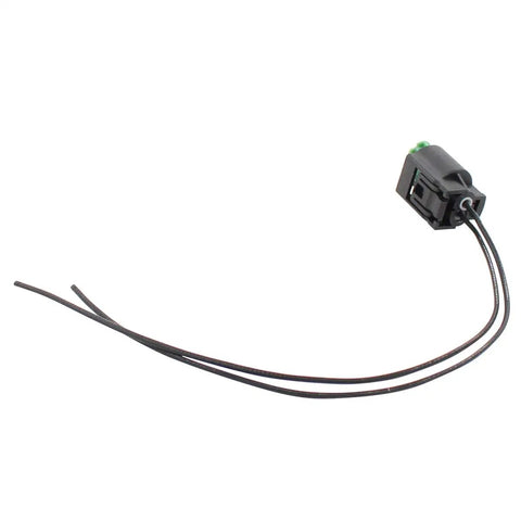 Outside Ambient Air Temperature Sensor And Plug Wire Connector Pigtail For BMW Vehicles, black connector with wires