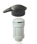 Air Jet Valve And Cap Replacement For Above Ground Pools, Plug And Play Easy Install, Precise Fit For 12363 12373, black and gray pieces