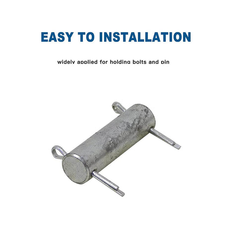 555 Piece Cotter Pin Assortment Kit Pro Grade Built Tough For Automotive And Small Engine Repair shown with easy installation text