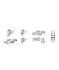 V Groove Sealed Ball Bearing Set For Pulley Wheels And Guide Tracks with various roller sizes and guide mounts.
