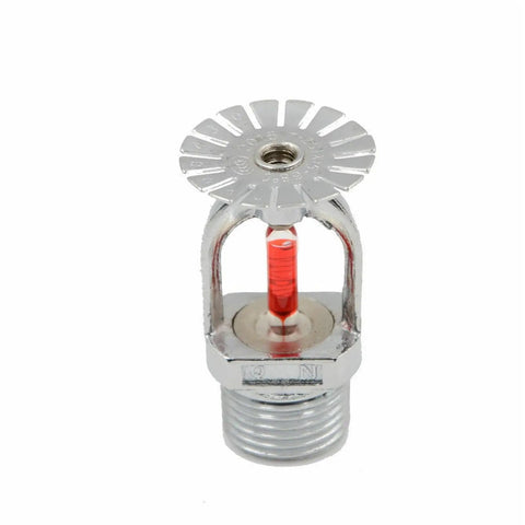 Straight Up Reliable Fire Sprinkler Heads 10 Pack Pendant Style Quick Response Kit featuring red glass bulb and alloy build.