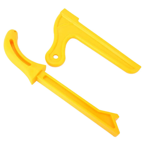 Two Pack Safety Push Sticks For Woodworking With An Ergonomic No Slip Grip Handle And Durable Plastic Body Built For Real Woodworkers