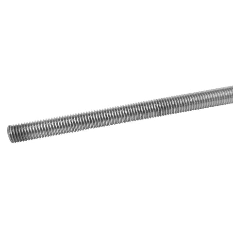 Close-up of Stainless Steel Fully Threaded Rod 5/16-18 Thread Size 12 Inch Length 304 Grade Rust Resistant Heavy Duty Construction