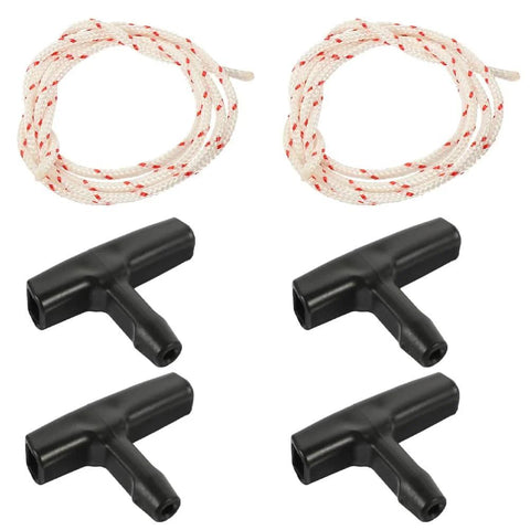 Garage Door Emergency Pull Rope Kit With Handle For Attic Ladder Access, showing ropes and black handles for quick operation and durability.
