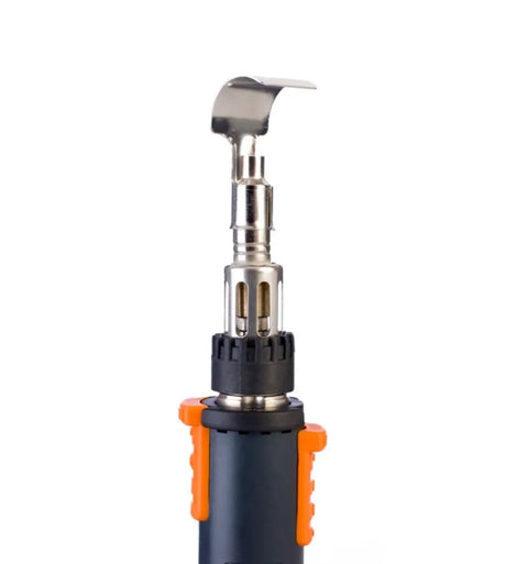 Butane Powered 125 Watt Heat Tool Kit With 7 Tips For Soldering Heat Shrinking Deflector And Hot Knife Durable Front End
