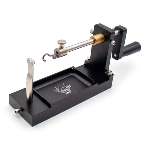 Beefy Fishing Tool Kit With Wire Bender, Loop Maker, Fly Tying Station, And Reel Winder Featuring Drag System, CNC Machined Aluminum