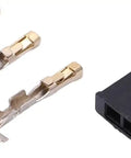 100 Sets Of 3 Pin Servo Connector Kit For Soldering To Receivers, Durable Crimp Pins And Terminal Connectors For RC Planes
