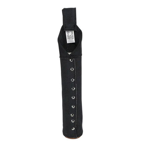 Flame-Resistant Electrode Bag With Hard Leather Bottom And Belt Loop, Heavy-Duty No 4 Canvas, NFPA 701 Compliant, front view