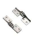 Flozari 304 stainless steel rotary torque hinge brackets, pair with roller bearings and two mounting holes