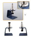 CAT40 Tool Holder Tightening Fixture with quench hardened U shaped hollow base for universal CNC clamping and accurate positioning block.