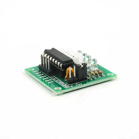 5V 4 Phase Stepper Motor With ULN2003 Driver For Arduino Raspberry Pi And ESP32 Projects Dope Precise Motion Control For DIY Robots CNC And Home Automation on green PCB