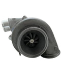 Beefed-Up High Horsepower Turbocharger Kit With Ball Bearing 0.72 AR 0.70 For Racing Cars viewed from front angle