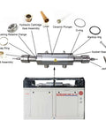 100HP Waterjet Control Valve Normally Open 10184760 for Waterjet Cutting Machine parts diagram showing components