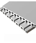 Premium 20240 Aluminum Extrusion T Slot Profile 20 By 20 Millimeter For Diy 3d Printer Frames And Cnc Routers showing detailed cross section