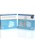 125-Pack Disposable Face Masks 3-Ply Breathable Protection With Adjustable Nose Clip And Soft Earloops Comes In Convenient Dispenser Box Blue
