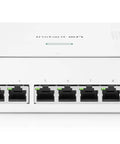 Front view of Instant On 1930 Eight Port Gigabit Smart Managed Switch With Layer 2 Plus Features, Eight 1G Ethernet Ports And Two SFP Slots