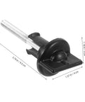 Replacement Spare Tire Hold Down Bolt For Pickup Trucks, Tire Carrier And Trailer Accessories shown with measurements