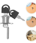 Hidden Desk Drawer Locks With Keys For Office Furniture Sneaky Safe Install Lock It Down Tight Sleek Concealed Mounting Replacement Hardware Protects Your Gear Durable File Cabinet Security with keys and hardware.