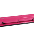 Heavy Duty Desktop 3 Hole Punch All Metal Paper Puncher With 12 Sheet Capacity A True Workhorse For Office And Home Use, Deep Pink Color