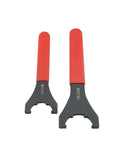 Heavy Duty ER25UM And ER32UM Precision Collet Wrench Tool For CNC Lathe Milling Spindle With Hardened High Speed Steel Grip No Slip, dual wrench set.