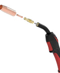Top Notch 150 Amp Mig Gun With 10 Foot Cable For Yeswelder Welder Featuring Euro Quick Connect disassembled parts view.