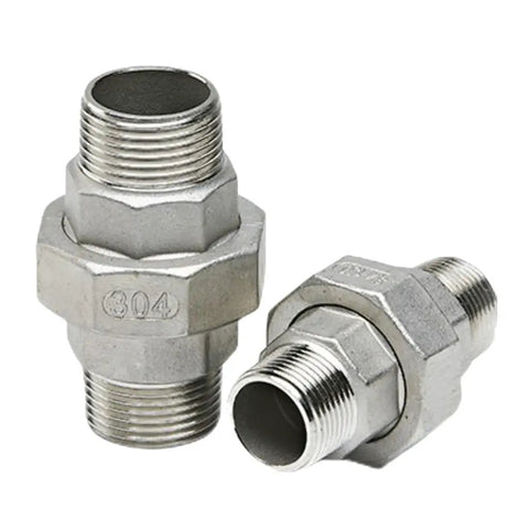 304 Stainless Steel Hose Union Connector Fitting For Home Garden Use No Tools Needed Quick And Easy Install Corrosion Resistant And Durable Fits DN65 Two And A Half Inch And Various Hose Sizes For Leak Free Connections, 304 stainless steel hose union connector, DN65 threaded ends