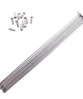 10 Pcs 245mm To 305mm 14G stainless steel bicycle spokes and nipples for mountain road and electric bikes 700C wheels