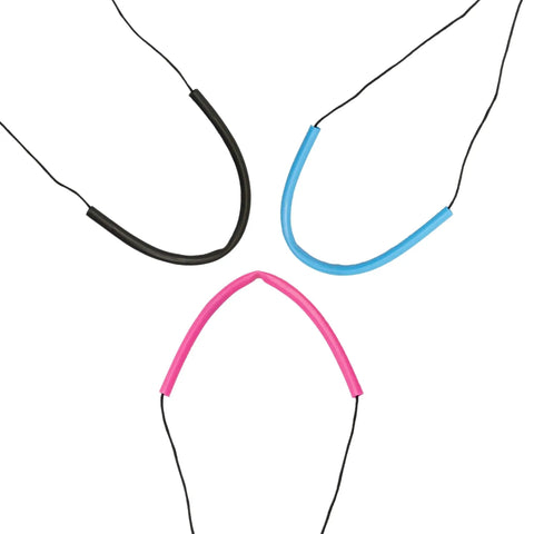 Neon Drift 3 Pack Adjustable Wrist Lanyard For Scuba Gear And Camera Accessories in black, blue, and pink. Tangle Free Safety Strap.