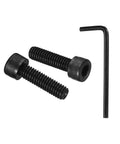 100 Pack Industrial Grade Rugged M4 X 14mm Full Thread Hex Socket Head Cap Screws and Bolts, black carbon steel with hex wrench.