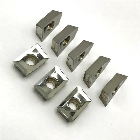 Pro Grade APKT Series Milling Turning Tool Insert Kit With APKT1003 MA H01 Angles For Copper And Aluminum Turning, Tungsten Carbide Inserts