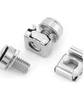 M5 X 16 Rack Screws And Cage Nuts Kit For Square Hole Server Racks And Electrical Enclosures, 20 Piece Plated Iron Fasteners Set
